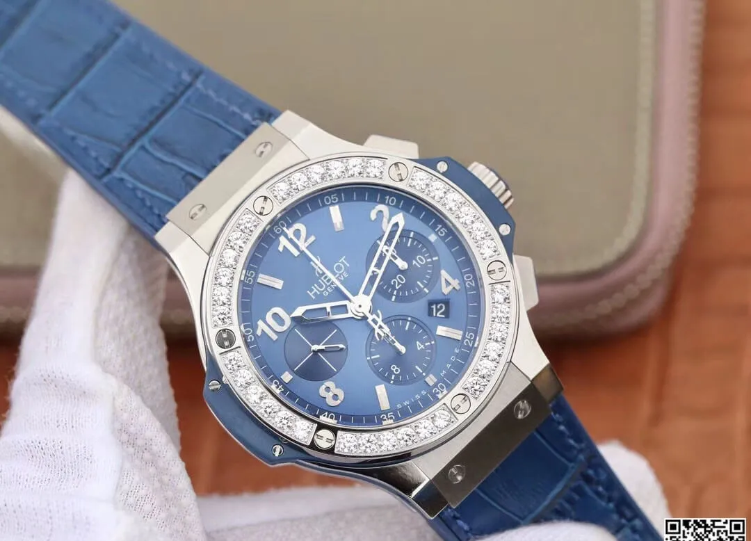 Hublot Big Bang 341.SX.7170.LR.1204 V6 Factory 1:1 Best Edition Replica Watch Blue Strap